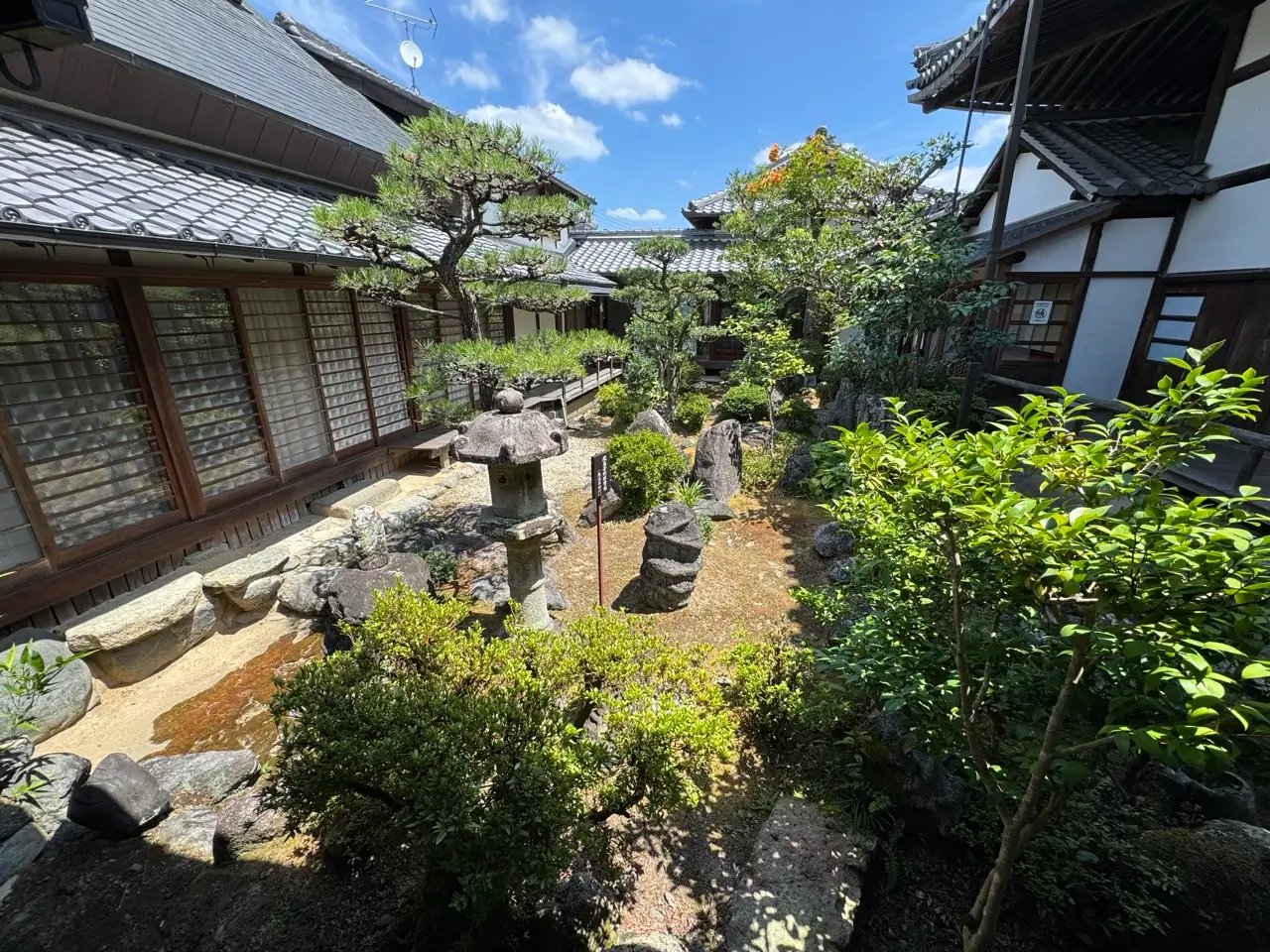 Garden inside Asukadera